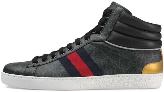 Gucci Ace GG Tinggi 'Hitam' 555197-92T20-1140 Buy Gucci Ace GG Tinggi 'Hitam' 555197-92T20-1140