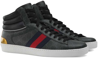 구찌 에이스 GG 블랙 하이탑 555197-92T20-1140 Order 구찌 에이스 GG 블랙 하이탑 555197-92T20-1140