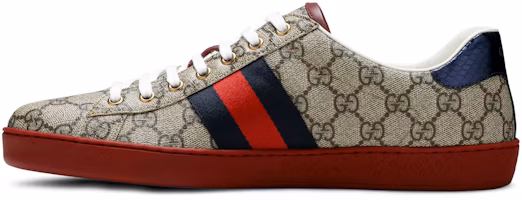 GUCCI古馳 ACE Supreme 復古休閒 時尚板鞋 男款 黑木色 Lookbook GUCCI古馳 ACE Supreme 復古休閒 時尚板鞋 男款 黑木色