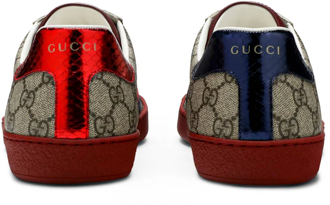 GUCCI古馳 ACE Supreme 復古休閒 時尚板鞋 男款 黑木色 Details for GUCCI古馳 ACE Supreme 復古休閒 時尚板鞋 男款 黑木色