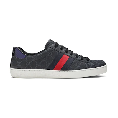 Gucci Ace GG Supreme 'Black Grey'