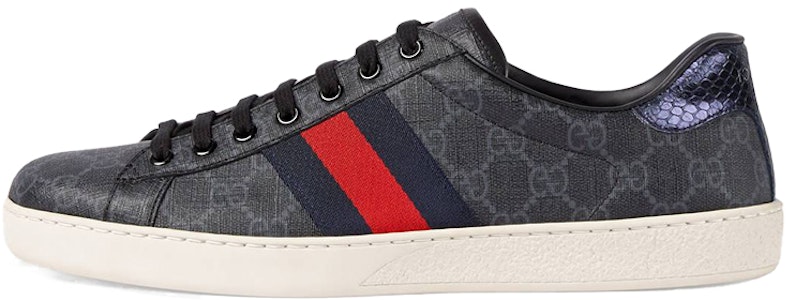 グッチ エース GGスプリーム 黒灰 429445-96G50-1130 Buy グッチ エース GGスプリーム 黒灰 429445-96G50-1130