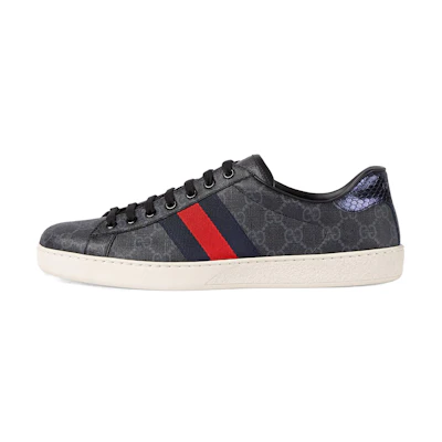 Gucci Ace GG Supreme 'Black Grey'