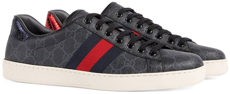 グッチ エース GGスプリーム 黒灰 429445-96G50-1130 Order グッチ エース GGスプリーム 黒灰 429445-96G50-1130