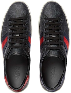 グッチ エース GGスプリーム 黒灰 429445-96G50-1130 Lookbook グッチ エース GGスプリーム 黒灰 429445-96G50-1130