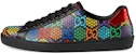 Gucci Ace GG Supreme Rendah 'Psychedelic - Hitam' 610085-H2020-1110
