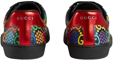 Purchase GUCCI古馳 ACE 魔幻跳跳糖 網眼 復古低筒休閒 時尚板鞋 男款 黑色