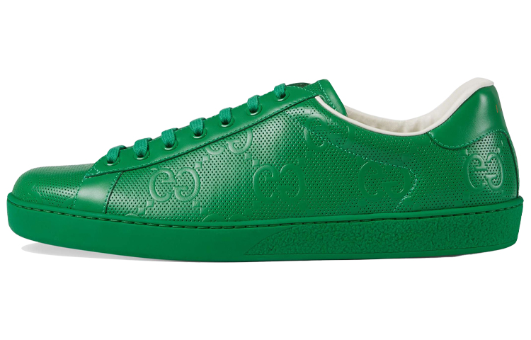 Buy 구찌 에이스 그린 GG (Gucci Ace Green GG) 625787-1XK10-3727