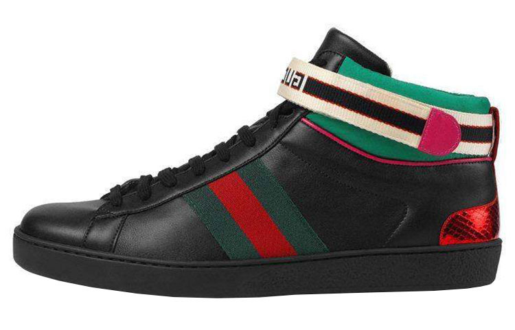Gucci Ace High 'Black Red Green'
