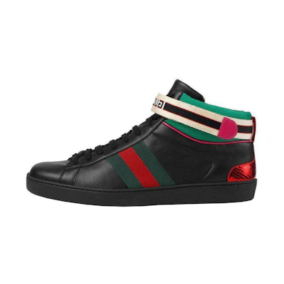 Gucci Ace High 'Black Red Green'