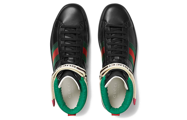 Gucci Ace High 'Black Red Green' 圖 4