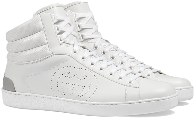 Gucci Ace 高帮篮球鞋 '白色' 625672-1XG10-9110 Lookbook Gucci Ace 高帮篮球鞋 '白色' 625672-1XG10-9110