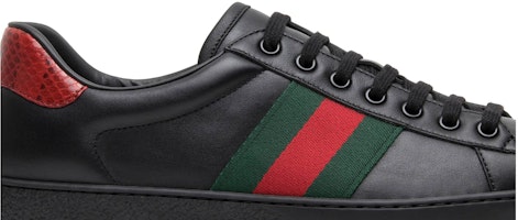 Gucci Ace Cuero 'Negro' 386750-A38D0-1078 Order Gucci Ace Cuero 'Negro' 386750-A38D0-1078
