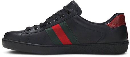 Gucci Ace Kulit 'Hitam' 386750-02JR0-1078 Lookbook Gucci Ace Kulit 'Hitam' 386750-02JR0-1078