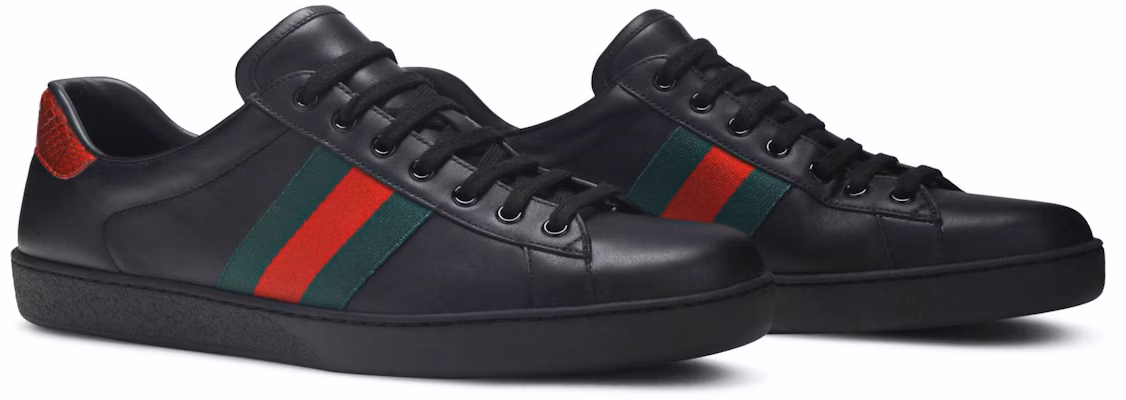 Gucci Ace Cuero 'Negro' 386750-02JR0-1078 Cheap Gucci Ace Cuero 'Negro' 386750-02JR0-1078