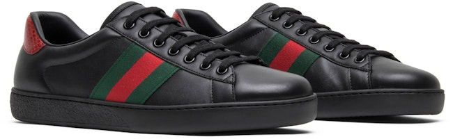 Gucci Ace Cuero 'Negro' 386750-A38D0-1078 Cheap Gucci Ace Cuero 'Negro' 386750-A38D0-1078
