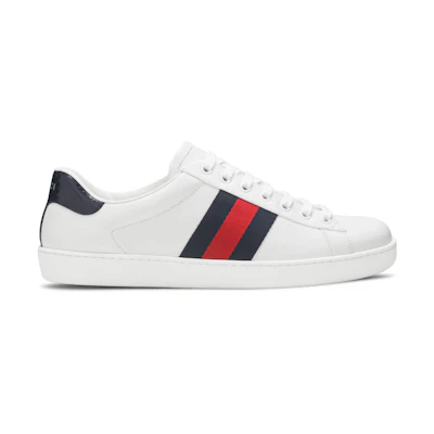 Gucci Ace Leather 'White Blue'