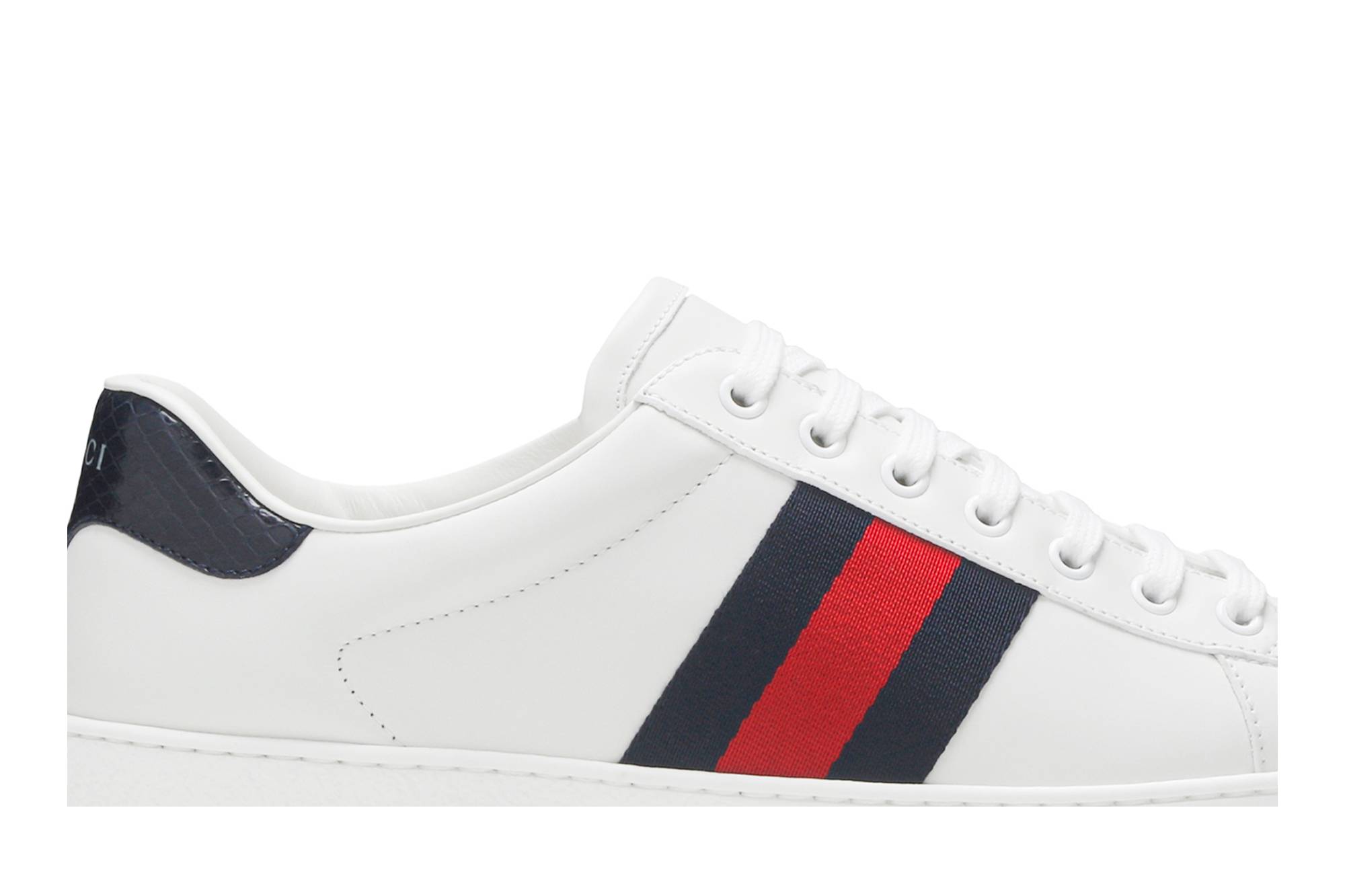 Order GUCCI古馳 ACE 經典編織帶 休閒 時尚板鞋 男款 白色