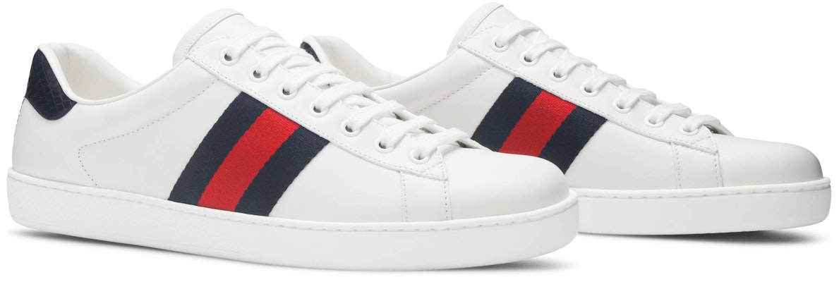 古驰Ace皮革“小白蓝” 386750-02JR0-9072 Cheap 古驰Ace皮革“小白蓝” 386750-02JR0-9072