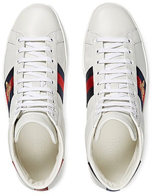 Gucci Ace de Cuero Alto 'Blanco' 501803-DOPE0-9095 Lookbook Gucci Ace de Cuero Alto 'Blanco' 501803-DOPE0-9095