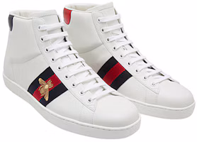 Shop Gucci Ace Leder High ''Weiß'' 501803-DOPE0-9095