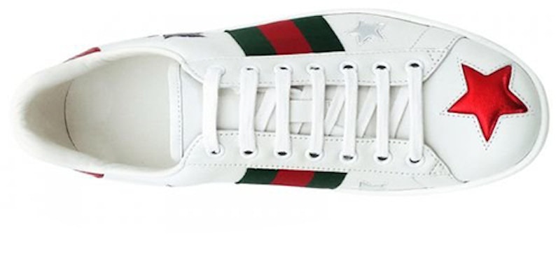 Gucci Ace 'Putih' Metalik 452502-DOP50-9076 Order Gucci Ace 'Putih' Metalik 452502-DOP50-9076