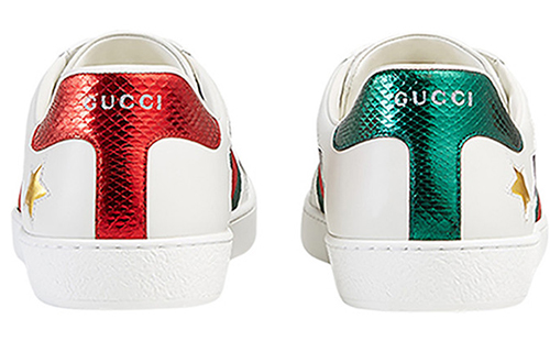 Purchase Gucci Ace 'Putih' Metalik 452502-DOP50-9076