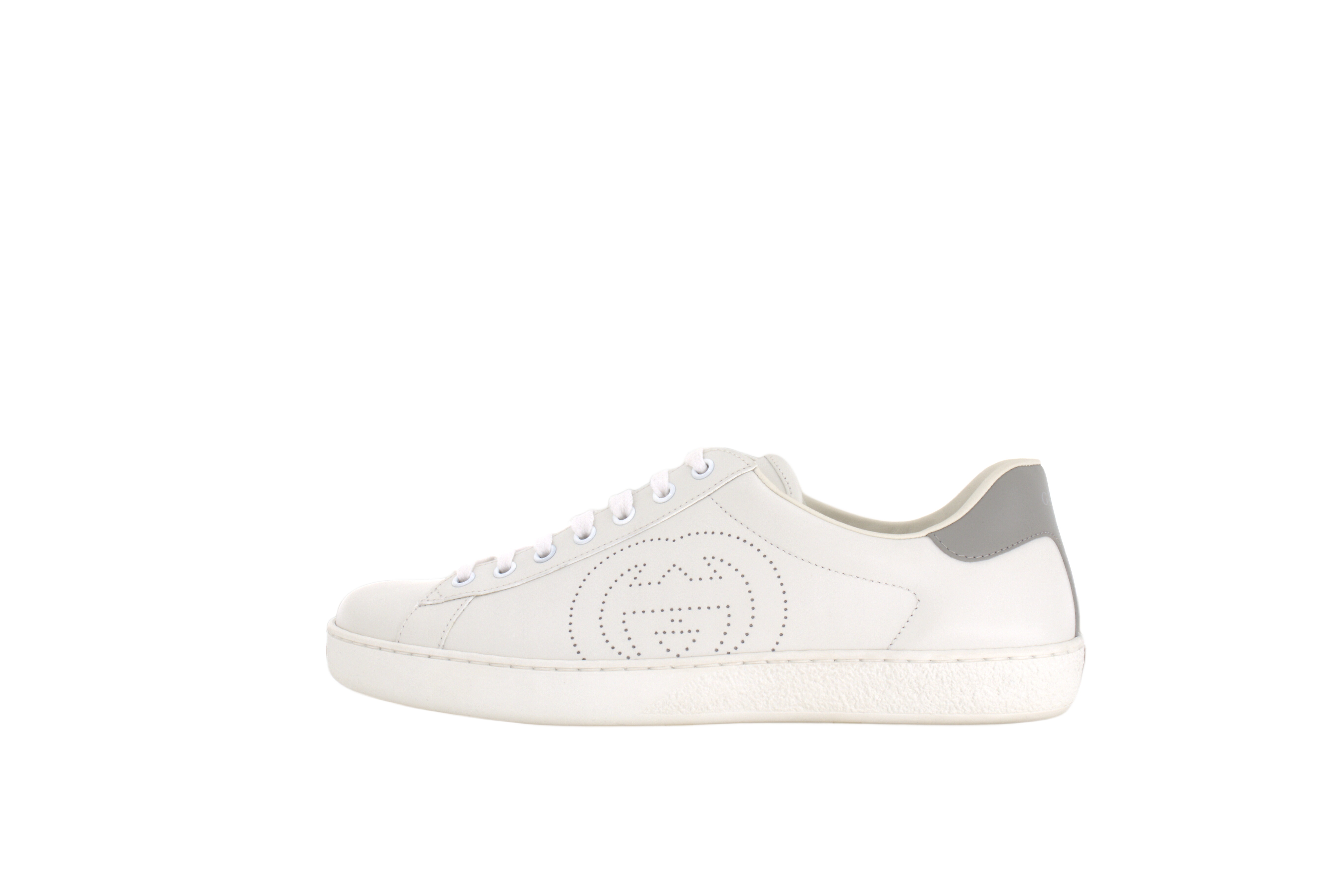 Gucci Ace Perforated Interlocking G White 718759-AYO70-9094