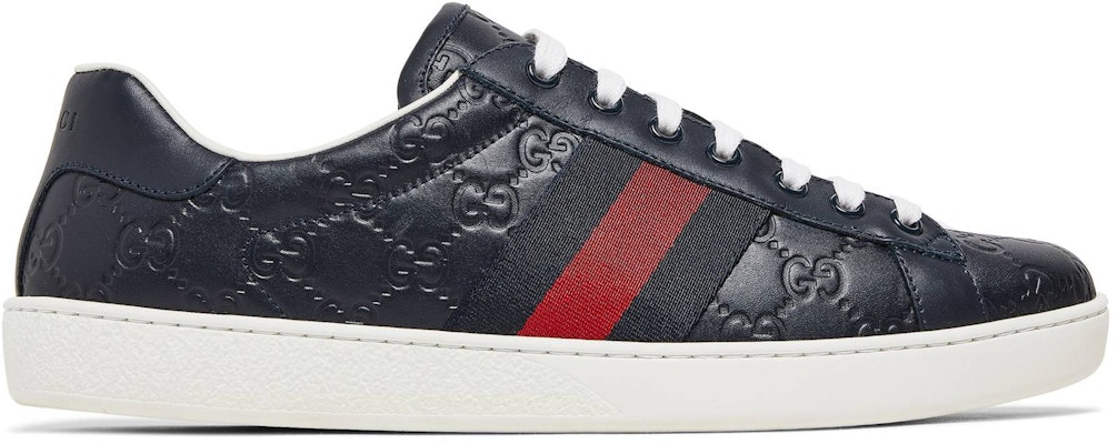 Gucci Ace Signature 'Blue' 386750-CWCG0-4072 Buy Gucci Ace Signature 'Blue' 386750-CWCG0-4072