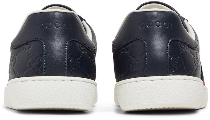 Gucci Ace Signature 'Blue' 386750-CWCG0-4072 Details for Gucci Ace Signature 'Blue' 386750-CWCG0-4072