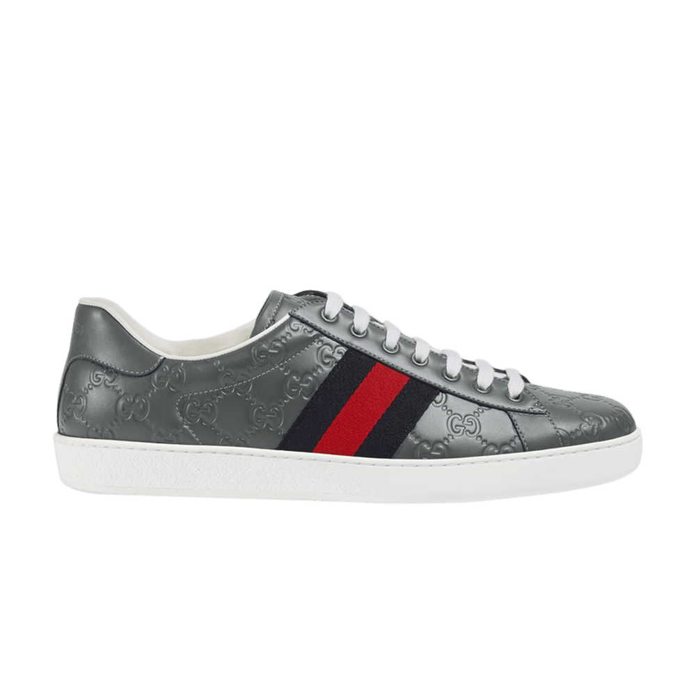 Gucci Ace Signature 'Grey' 386750-CWCG0-1265