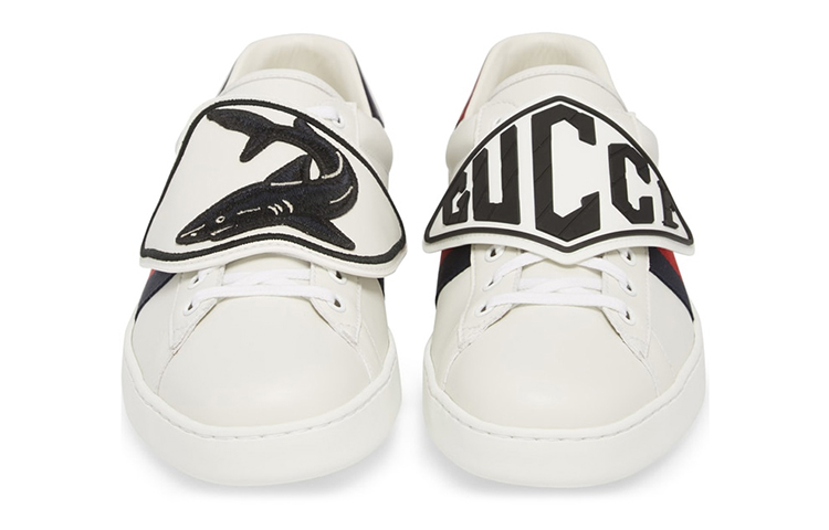 Purchase Gucci Ace Sneaker 'Shark dengan Patch Tanggal' 527788-0FI10-9060