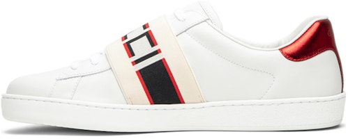 Gucci Ace Stripe 'White Red Black' 636782-0FIV0-9091 Gucci Ace Stripe 'White Red Black' 636782-0FIV0-9091