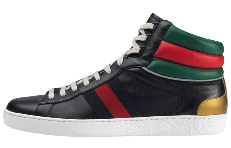 Gucci Ace Stripe High 'Black' 548689-0RDQ0-1084