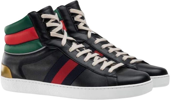 Gucci Ace Stripe High 'Black' 548689-0RDQ0-1084 Order Gucci Ace Stripe High 'Black' 548689-0RDQ0-1084