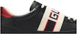 Gucci Ace Stripe Kulit 'Hitam' 523469-0FIV0-1076