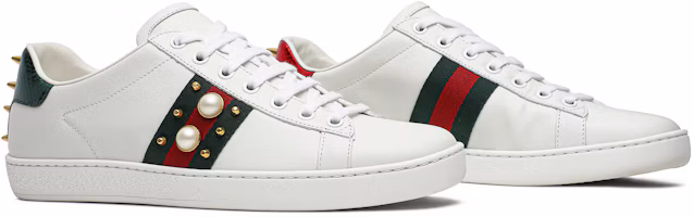 Cheap (W) Gucci Ace Studded ''Weiß'' 431887-A38G0-9064
