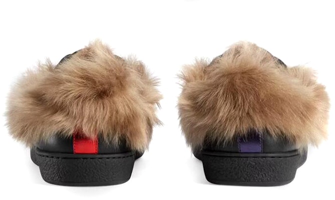 Gucci Ace Wool Embroidered 'Bee - Black' 496093-0FI50-1093 Purchase Gucci Ace Wool Embroidered 'Bee - Black' 496093-0FI50-1093
