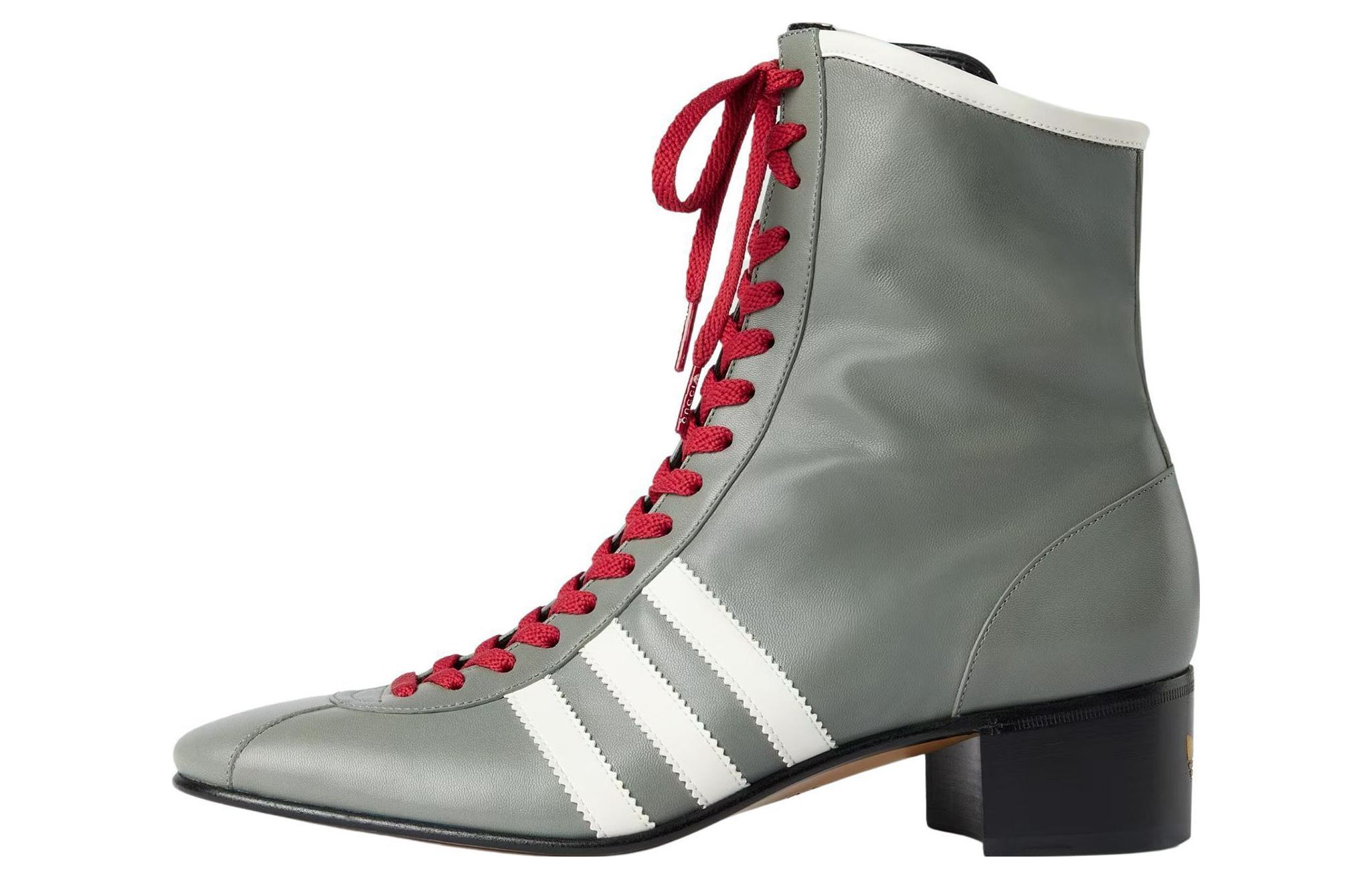 Buy Bottes Sneakers en Cuir Gucci x adidas Originals ''Gris'' 714871-AABAA-1545
