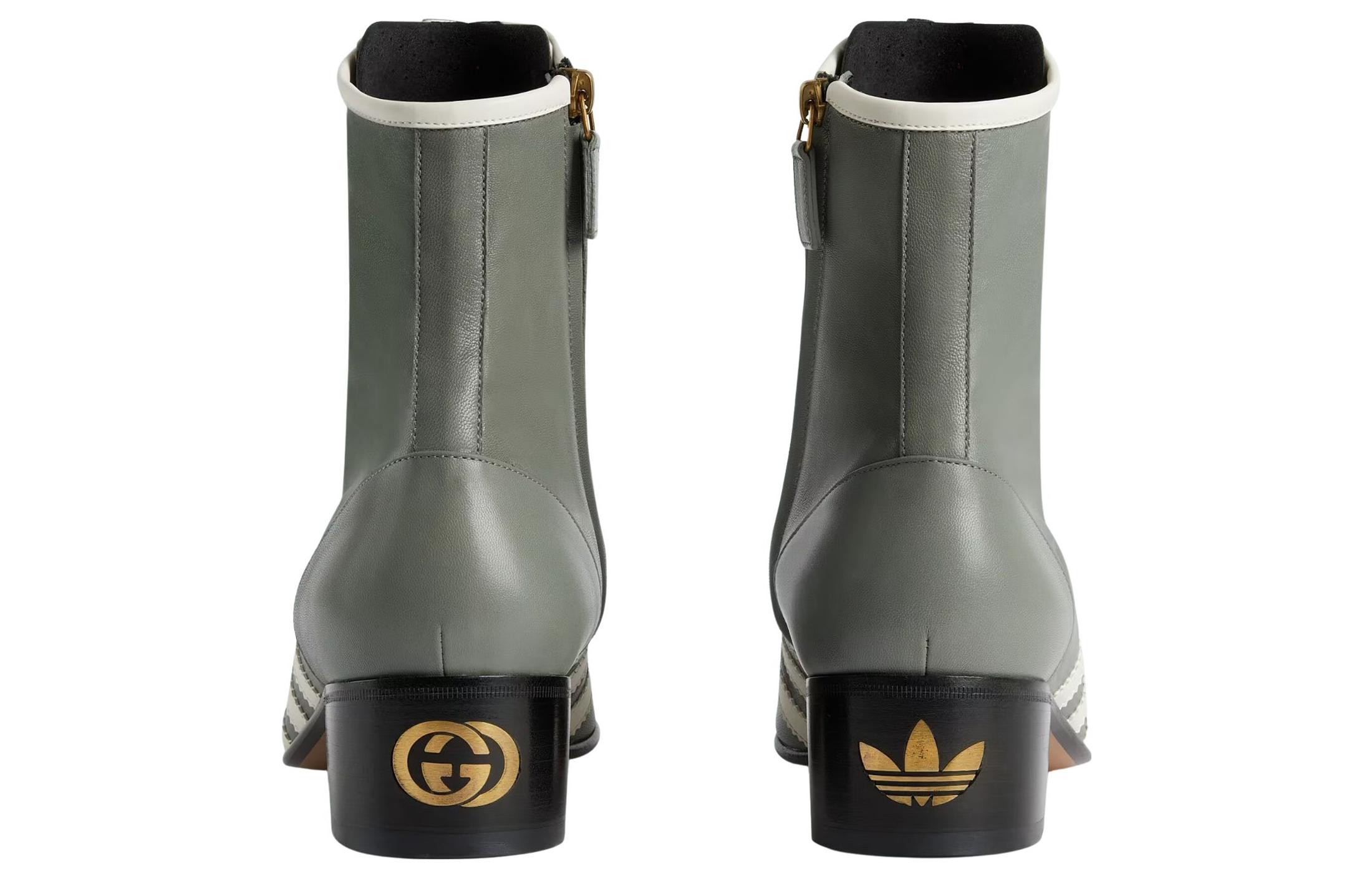 Purchase Bottes Sneakers en Cuir Gucci x adidas Originals ''Gris'' 714871-AABAA-1545