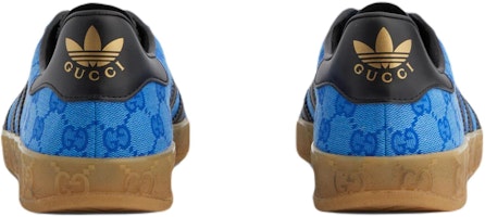 adidas x Gucci Gazelle Biru GG Monogram 737967-FAAW3-4349 Shop adidas x Gucci Gazelle Biru GG Monogram 737967-FAAW3-4349