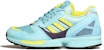 Gucci Adidas Originals ZX 8000 Sneakers 'Biru Aqua Kuning Coklat' 721936-AAA9L-4644