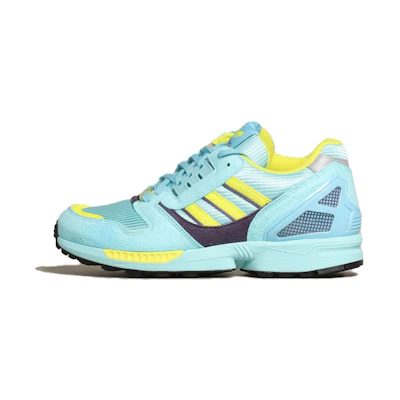 Gucci Adidas Originals ZX 8000 Sneakers 'Aqua Blue Yellow Brown'