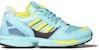 Gucci Adidas Originals ZX 8000 Sneakers 'Biru Aqua Kuning Coklat' 721936-AAA9L-4644