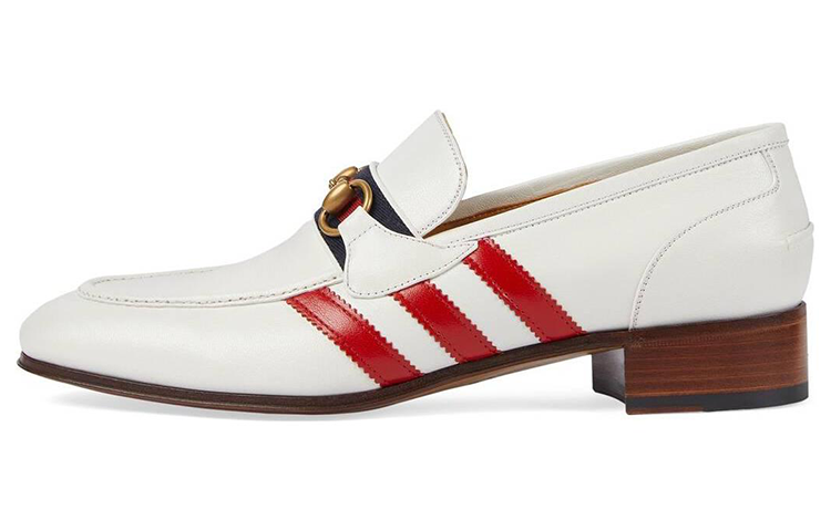 Gucci adidas x Leather Slip-On Loafer 'White' 702283-1DOQ0-9153
