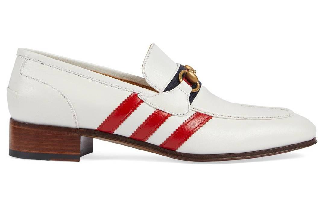 Order Gucci adidas x Leder Slip-On Loafer ''Weiß'' 702283-1DOQ0-9153
