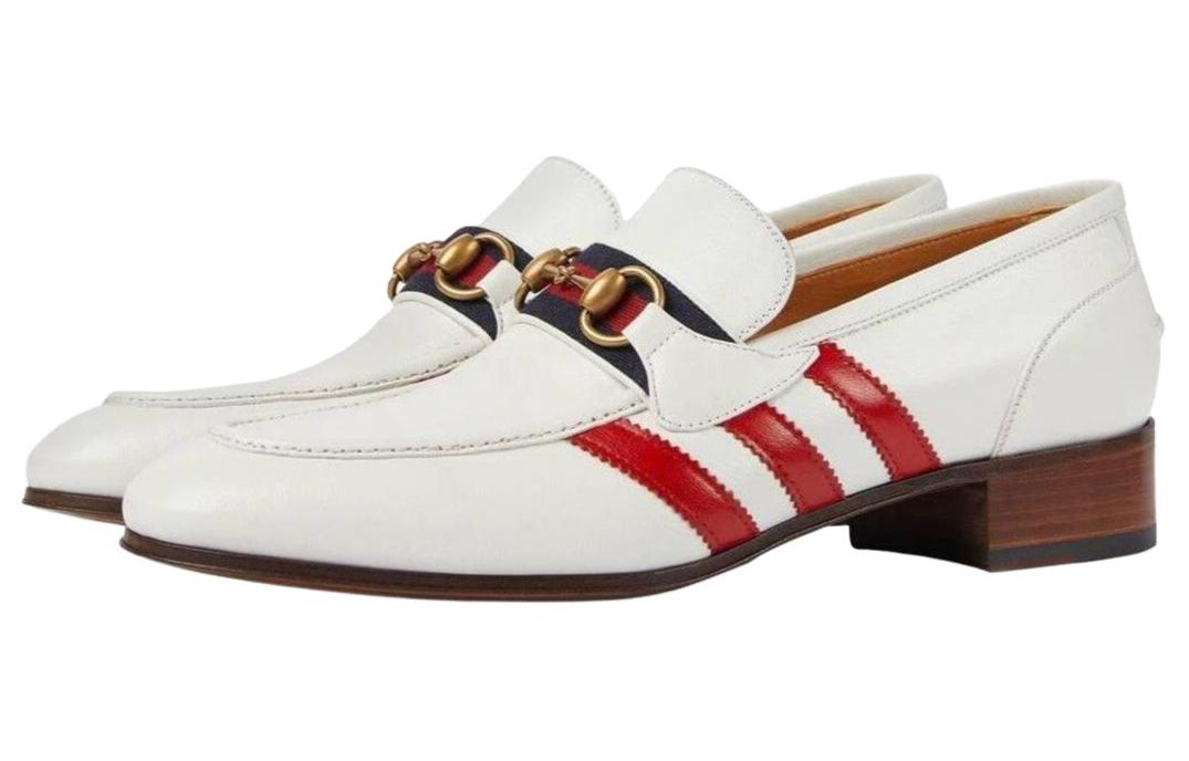 Lookbook Gucci adidas x Leder Slip-On Loafer ''Weiß'' 702283-1DOQ0-9153