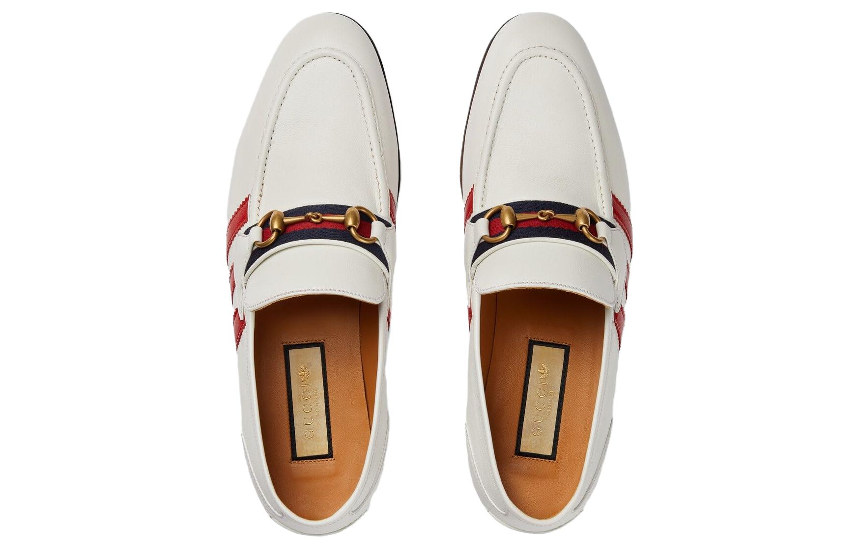 Purchase Gucci adidas x Leder Slip-On Loafer ''Weiß'' 702283-1DOQ0-9153