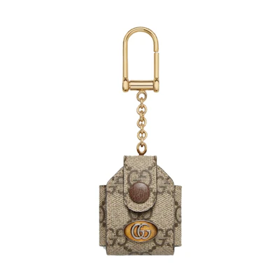 Gucci AirPods Case Ophidia GG Beige/Ebony