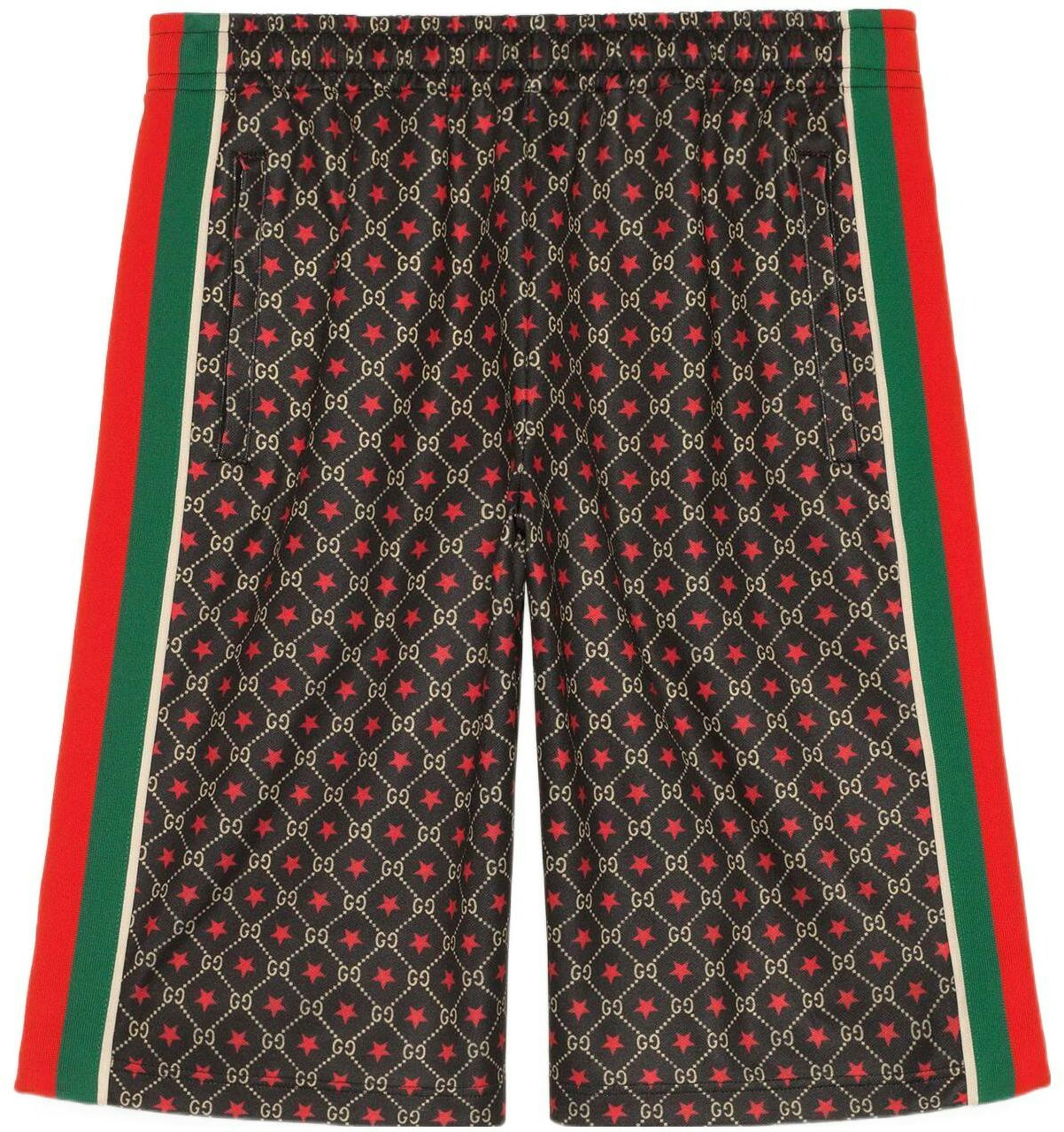 gucci-all-over-print-side-striped-brown-shorts-575736-xjba-6-1145